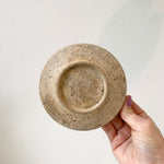 4" MIKA's Handmade Kohiki Pot with Drainage Hole and Saucer (Beige) - MIKAFleurHardgoods