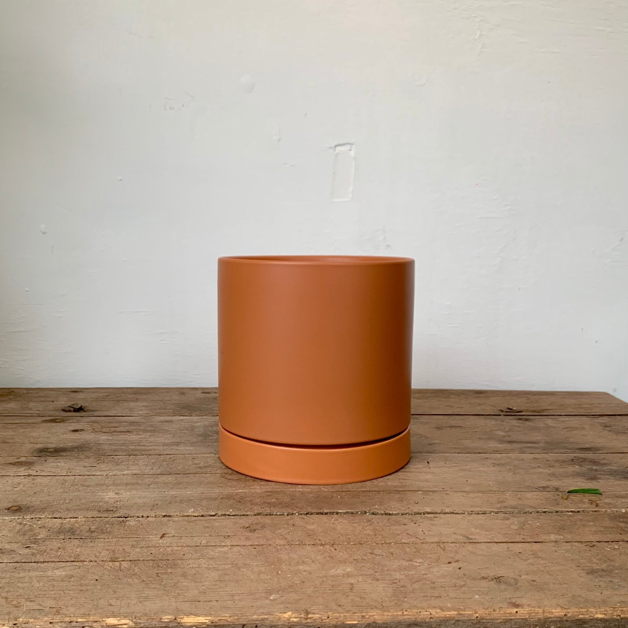 6&quot; Romey Pot With Drainage Hole &amp; Saucer - MIKAFleurHardgoods