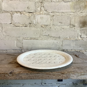 
                  
                    Load image into Gallery viewer, MIKA&amp;#39;s handmade Kohiki Sgraffito Plate
                  
                