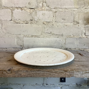 
                  
                    Load image into Gallery viewer, MIKA&amp;#39;s handmade Kohiki Sgraffito Plate
                  
                