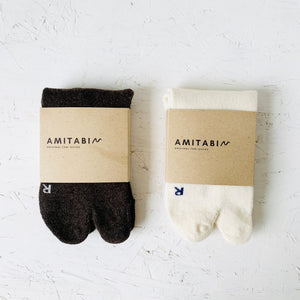 
                  
                    Load image into Gallery viewer, AMITABI Recycled Wool Tabi Socks - Taiko Co.Ltd - MIKAFleur
                  
                