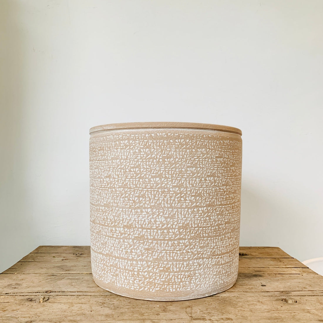 Ceramic pot (12&quot;, 14&quot;) - MIKAFleurHardgoods