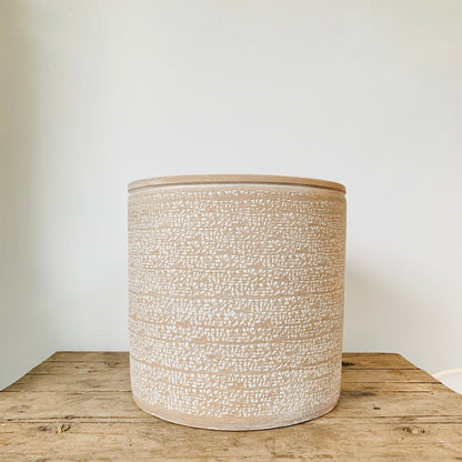 Ceramic pot (12&quot;, 14&quot;) - MIKAFleurHardgoods