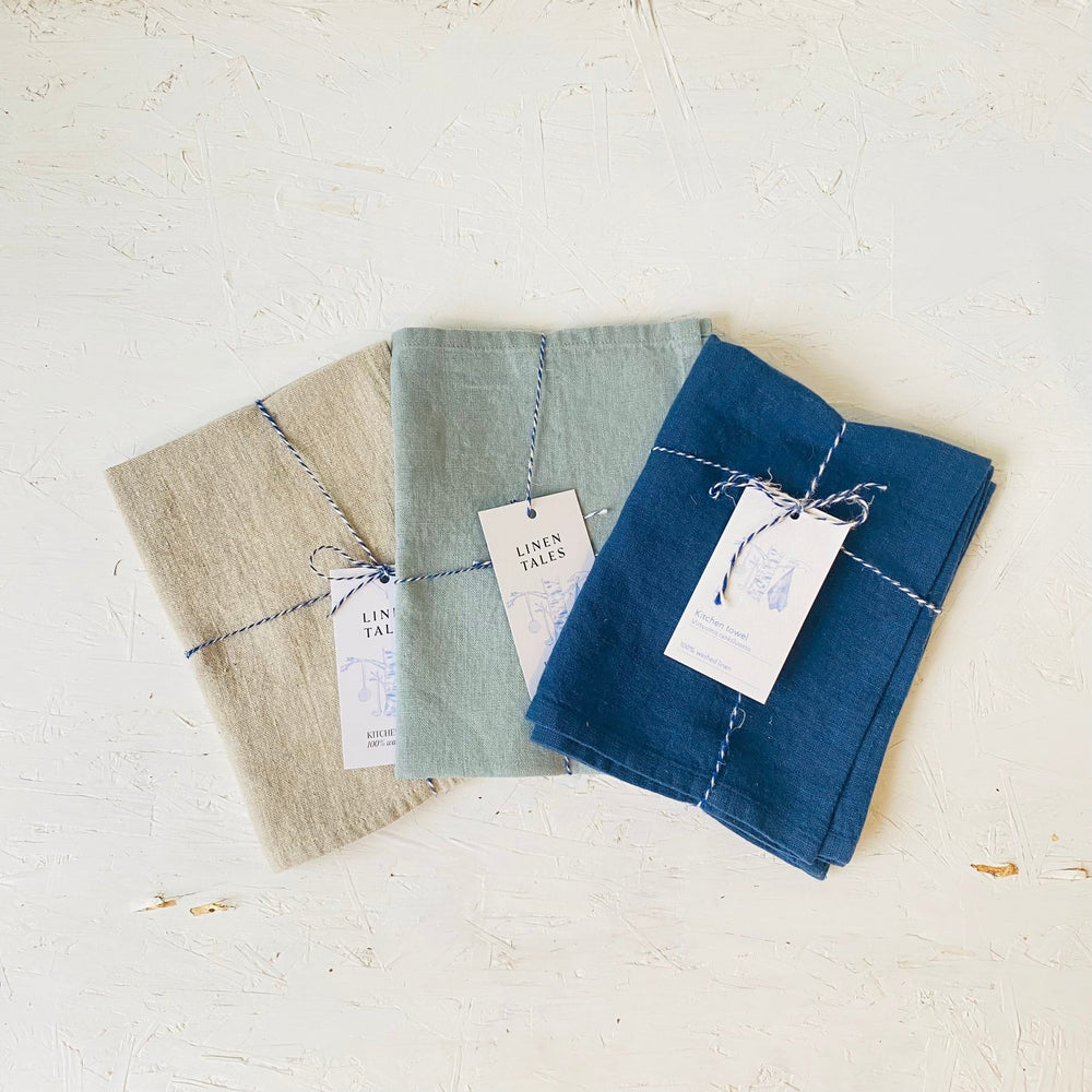 Linen Tales -Kitchen Towel (solid colour) - MIKAFleurhome goods