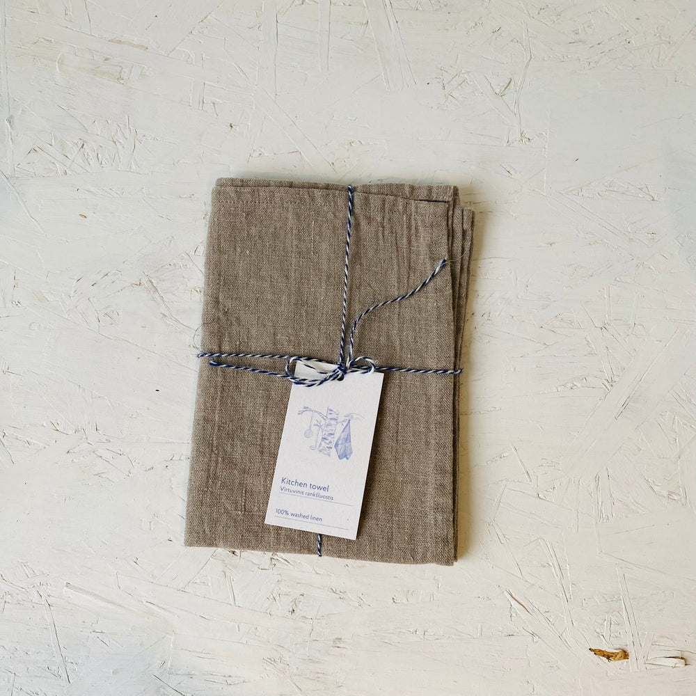 
                  
                    Load image into Gallery viewer, Linen Tales -Kitchen Towel (solid colour) - MIKAFleurhome goods
                  
                