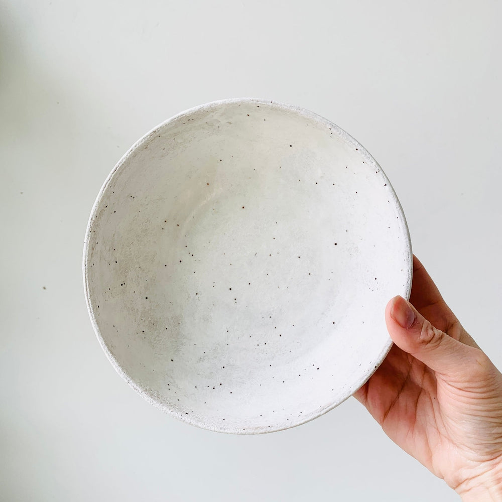MIKA's Handmade Kohiki Bowl (White) - MIKAFleurHardgoods