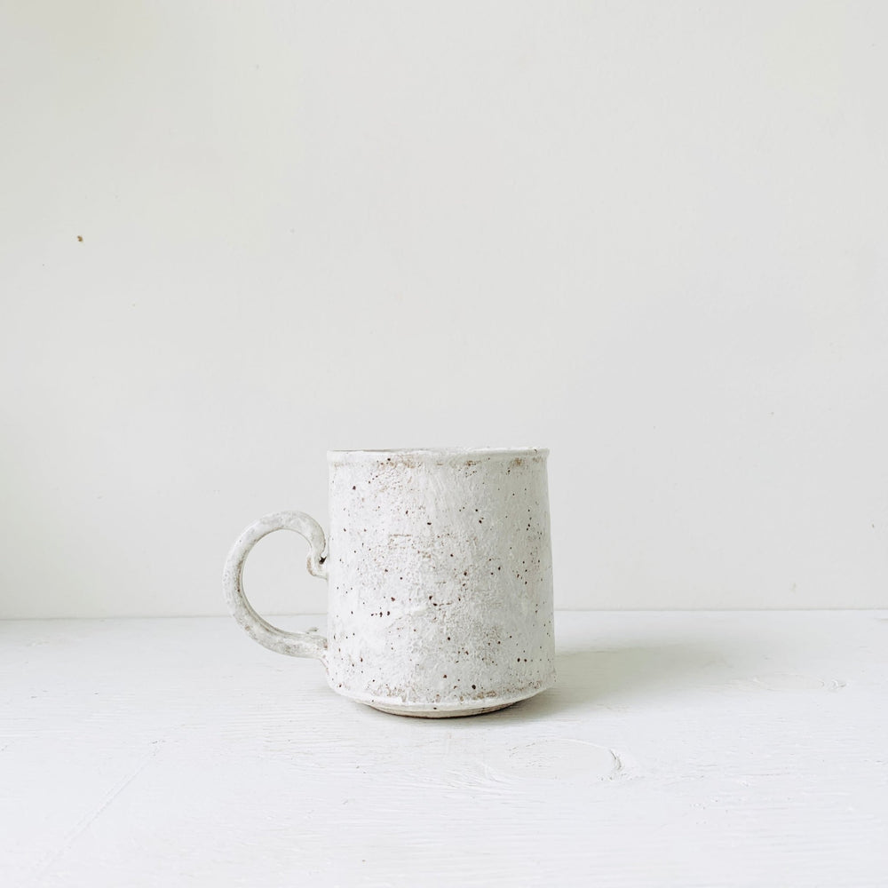 MIKA's Handmade Kohiki Mug (White) - MIKAFleurHardgoods