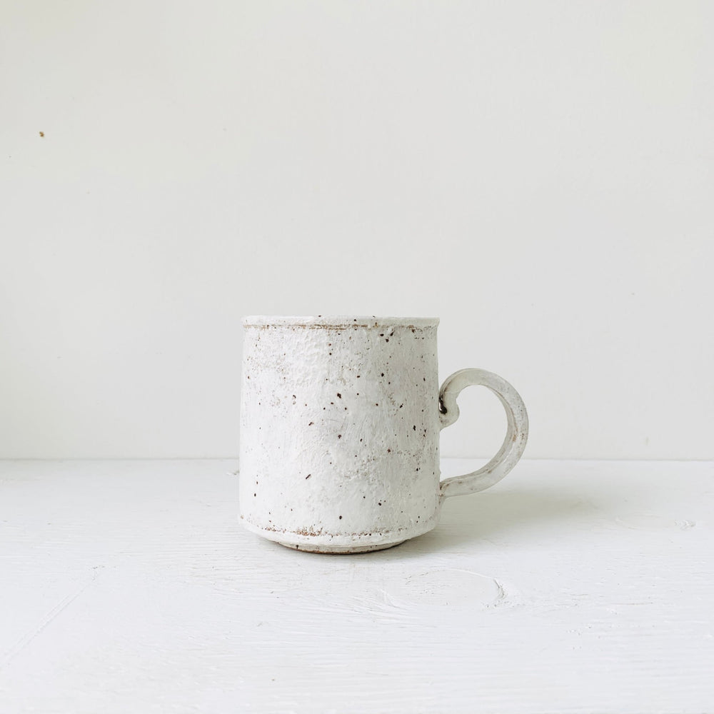 MIKA's Handmade Kohiki Mug (White) - MIKAFleurHardgoods
