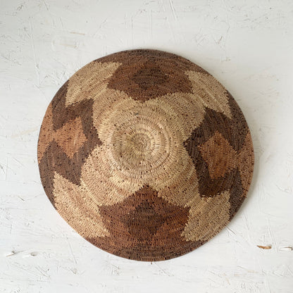Vintage Hand-woven African Basket - MIKAFleurhome goods