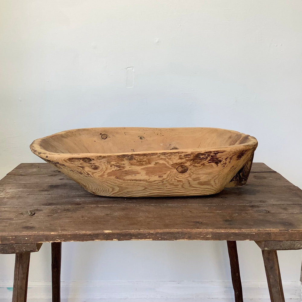 Vintage Wooden bowl - MIKAFleurAntique