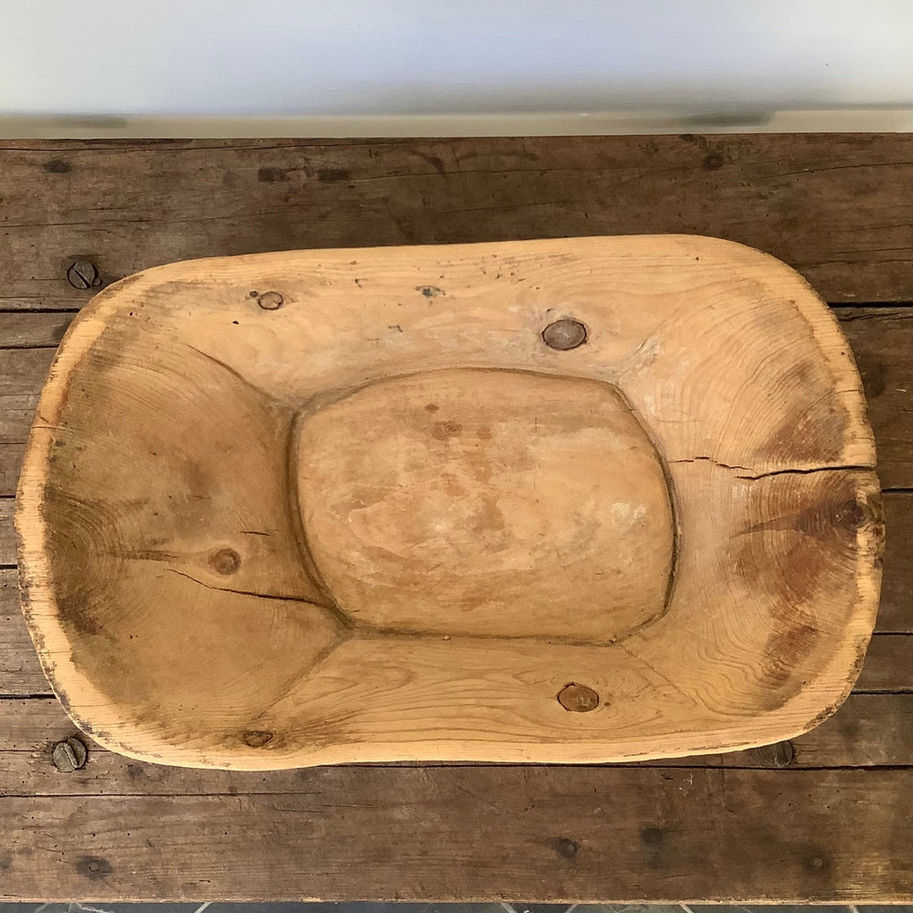 
                  
                    Load image into Gallery viewer, Vintage Wooden bowl - MIKAFleurAntique
                  
                